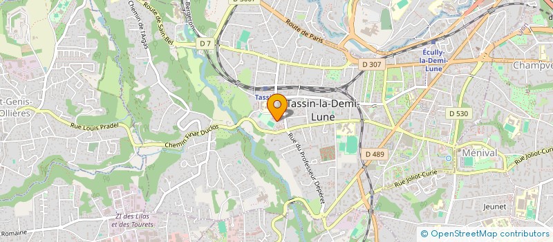 localisation de l'entreprise MONSIEUR NICOLAS VANVOOREN à TASSIN-LA-DEMI-LUNE