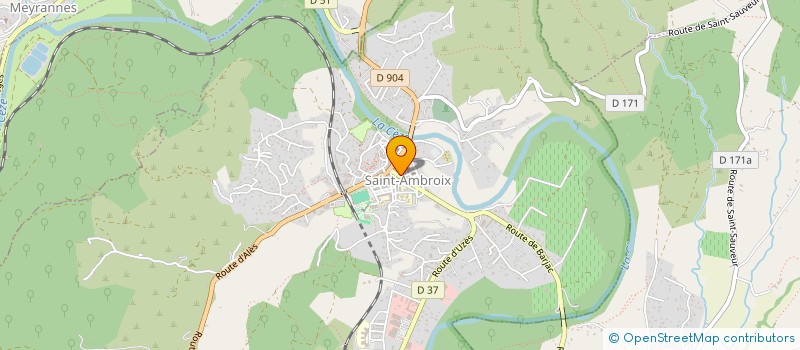 localisation de l'entreprise MONSIEUR NICOLAS VAQUIER  SAINT-AMBROIX