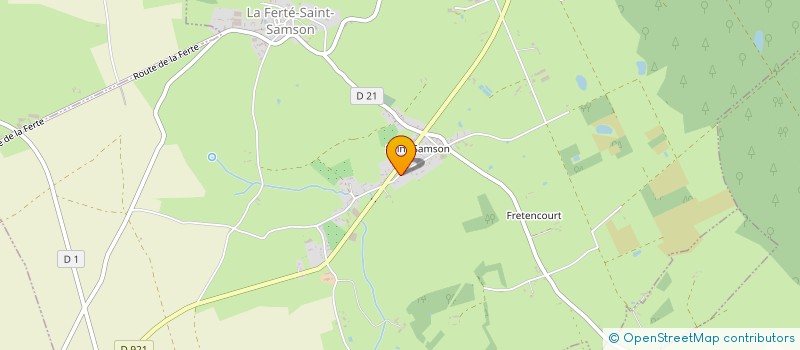 localisation de l'entreprise MONSIEUR NICOLAS VARIN  LA FERTE-SAINT-SAMSON