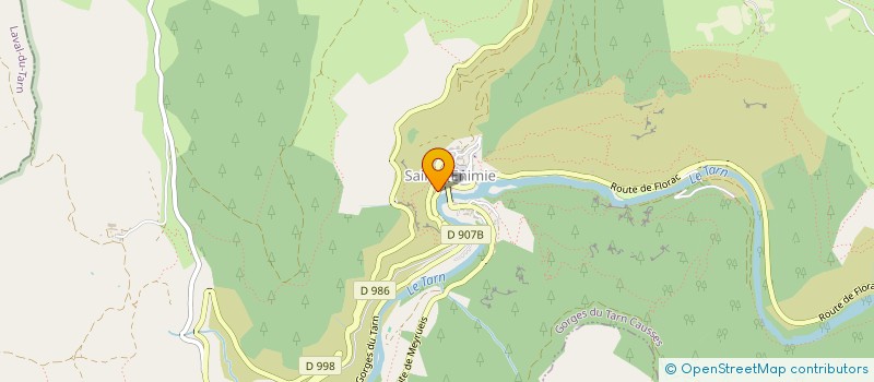 localisation de l'entreprise MONSIEUR NICOLAS VARNIER  MASSEGROS CAUSSES GORGES