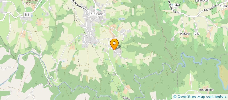 localisation de l'entreprise MONSIEUR NICOLAS VASCHALDE  ECLASSAN