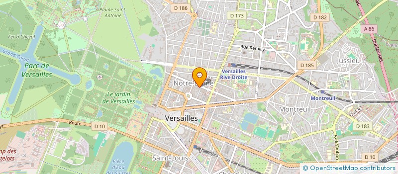 localisation de l'entreprise MONSIEUR NICOLAS VASLIER à VERSAILLES