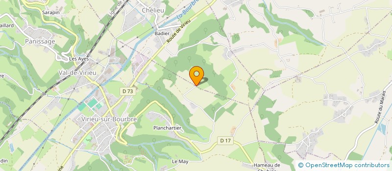 localisation de l'entreprise MONSIEUR NICOLAS VAUFREYDAZ  CHELIEU