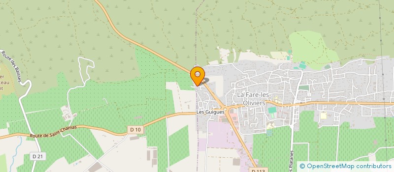 localisation de l'entreprise MONSIEUR NICOLAS VAUQUELIN  LA FARE-LES-OLIVIERS