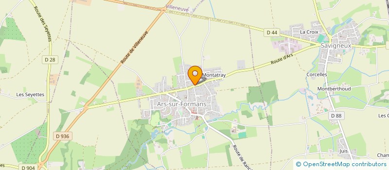 localisation de l'entreprise MONSIEUR NICOLAS VAUTHERIN  ARS-SUR-FORMANS