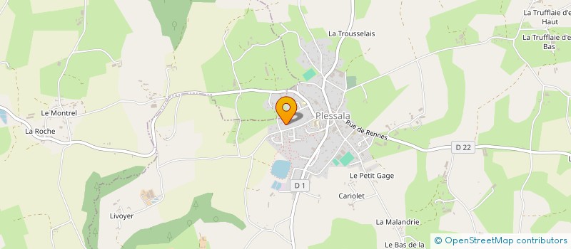 localisation de l'entreprise MONSIEUR NICOLAS VAUTRAIN à LE MENE