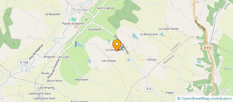 localisation de l'entreprise MONSIEUR NICOLAS VAZQUEZ  LOMBERS