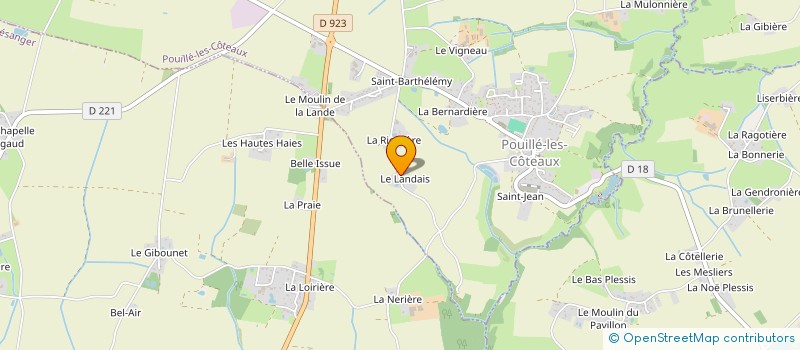 localisation de l'entreprise MONSIEUR NICOLAS VERDONCK  POUILLE-LES-COTEAUX