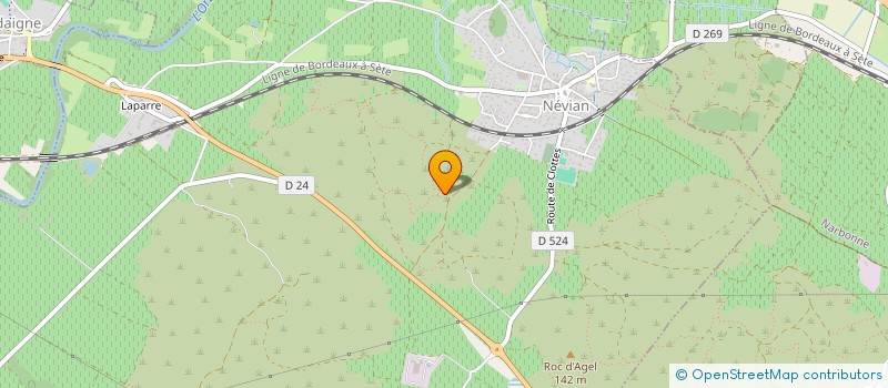 localisation de l'entreprise MONSIEUR NICOLAS VERGNES  NEVIAN