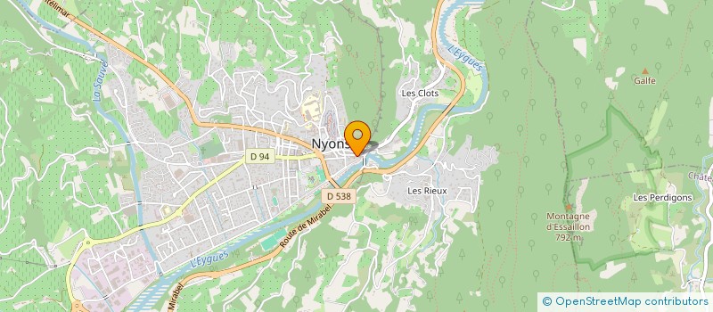 localisation de l'entreprise MONSIEUR NICOLAS VERLET  NYONS