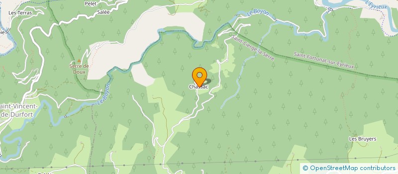 localisation de l'entreprise MONSIEUR NICOLAS VERMEULEN  SAINT-CIERGE-LA-SERRE