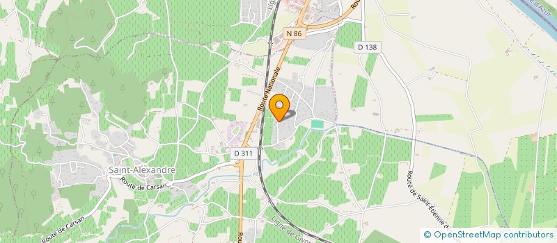 localisation de l'entreprise MONSIEUR NICOLAS VERNE  SAINT-ALEXANDRE