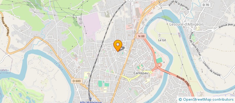 localisation de l'entreprise MONSIEUR NICOLAS VERNIER à ALBI