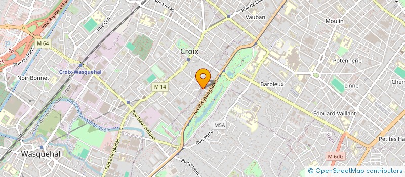 localisation de l'entreprise MONSIEUR NICOLAS VERSCHAEVE  CROIX