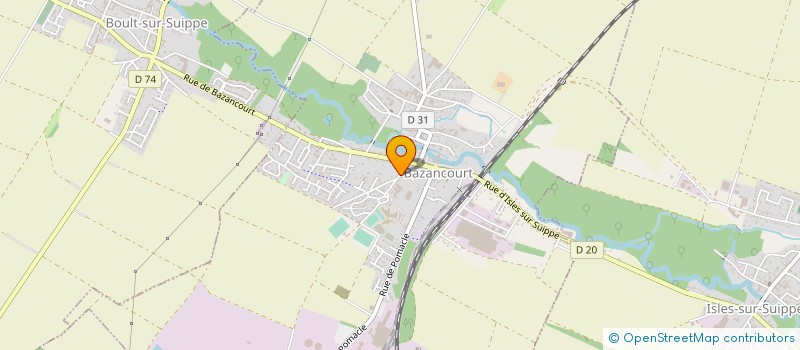 localisation de l'entreprise MONSIEUR NICOLAS VERWAERDE  BAZANCOURT