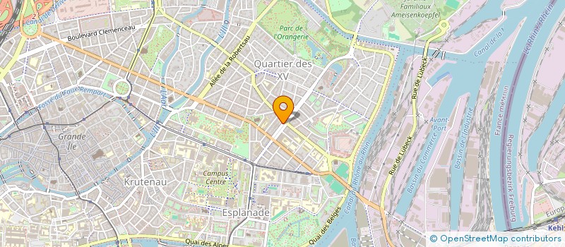 localisation de l'entreprise MONSIEUR NICOLAS VETTER à STRASBOURG