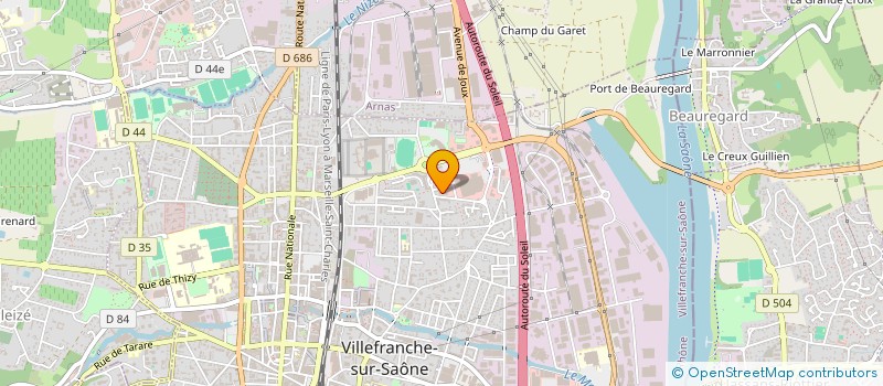 localisation de l'entreprise MONSIEUR NICOLAS VETTRAINO  VILLEFRANCHE-SUR-SAONE