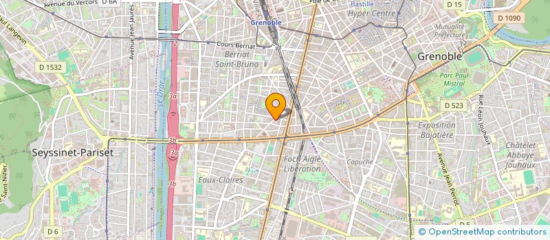 localisation de l'entreprise MONSIEUR NICOLAS VEYRET à GRENOBLE