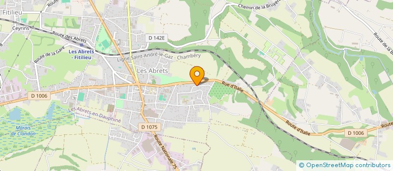 localisation de l'entreprise MONSIEUR NICOLAS VIAL  LES ABRETS-EN-DAUPHINE