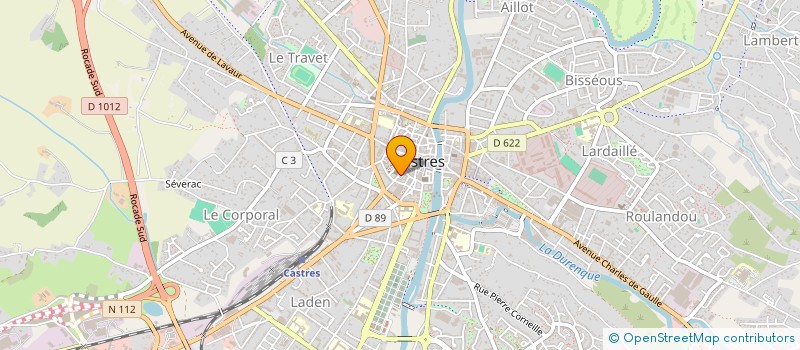 localisation de l'entreprise MONSIEUR NICOLAS VIALARET  CASTRES