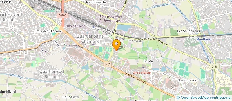 localisation de l'entreprise MONSIEUR NICOLAS VIALETTE  AVIGNON