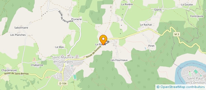 localisation de l'entreprise MONSIEUR NICOLAS VIALLETON  SAINT-MAURICE-EN-GOURGOIS