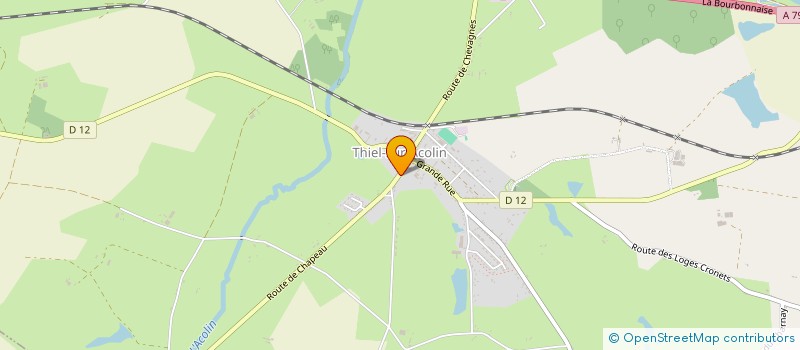 localisation de l'entreprise MONSIEUR NICOLAS VICTOR  THIEL-SUR-ACOLIN