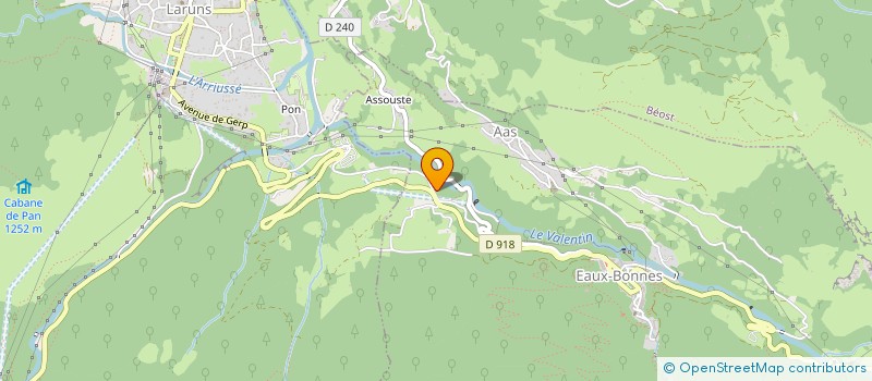 localisation de l'entreprise MONSIEUR NICOLAS VIDEAU  LARUNS