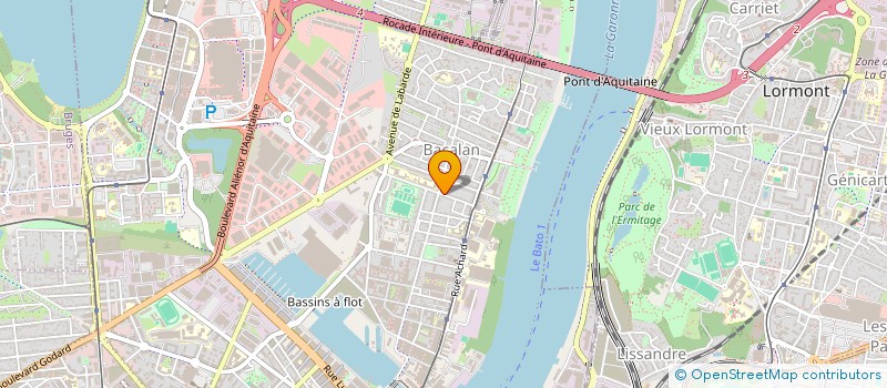 localisation de l'entreprise MONSIEUR NICOLAS VIDIL  BORDEAUX