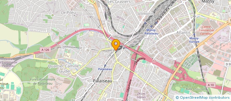 localisation de l'entreprise MONSIEUR NICOLAS VIEL  PALAISEAU