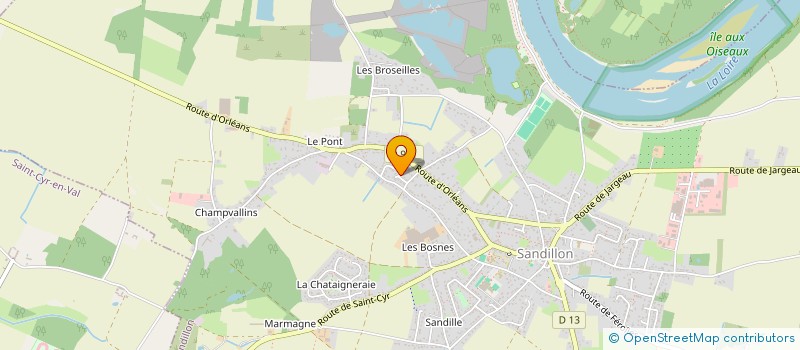 localisation de l'entreprise MONSIEUR NICOLAS VIET à SANDILLON