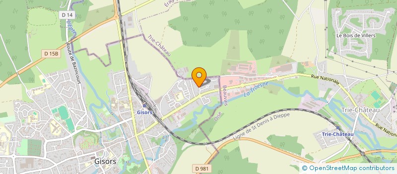 localisation de l'entreprise MONSIEUR NICOLAS VIGER à GISORS