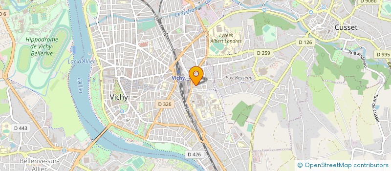 localisation de l'entreprise MONSIEUR NICOLAS VIGNAL à VICHY