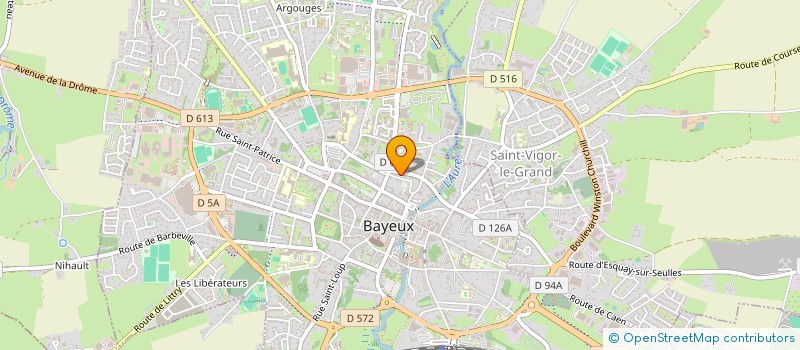 localisation de l'entreprise MONSIEUR NICOLAS VIGNEAU  BAYEUX