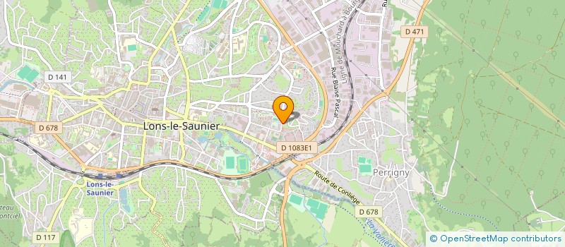localisation de l'entreprise MONSIEUR NICOLAS VIGNERON à LONS-LE-SAUNIER