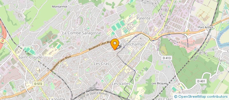 localisation de l'entreprise MONSIEUR NICOLAS VIGNY à BESANCON