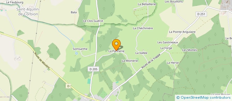 localisation de l'entreprise MONSIEUR NICOLAS VIGUIER à SOLIGNY-LA-TRAPPE