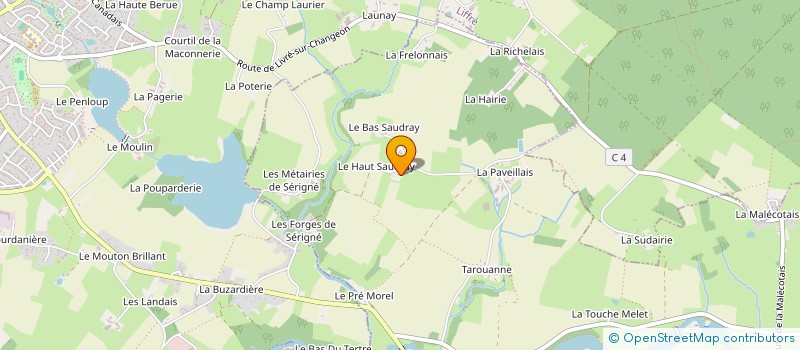 localisation de l'entreprise MONSIEUR NICOLAS VILBOUX  LA CHAPELLE-DES-FOUGERETZ