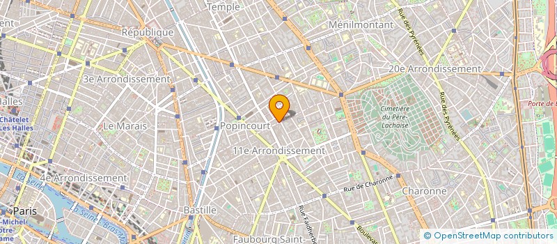 localisation de l'entreprise MONSIEUR NICOLAS VILLAIN  PARIS