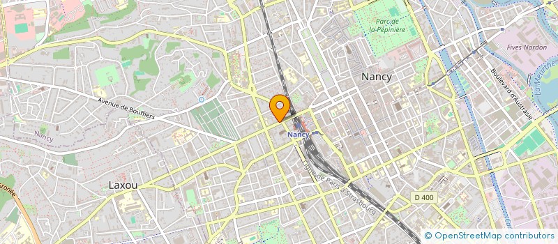 localisation de l'entreprise MONSIEUR NICOLAS VILLANI  NANCY