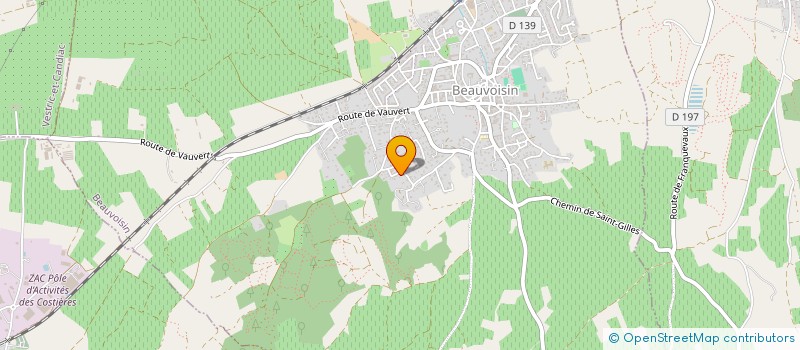 localisation de l'entreprise MONSIEUR NICOLAS VILLAR  BEAUVOISIN