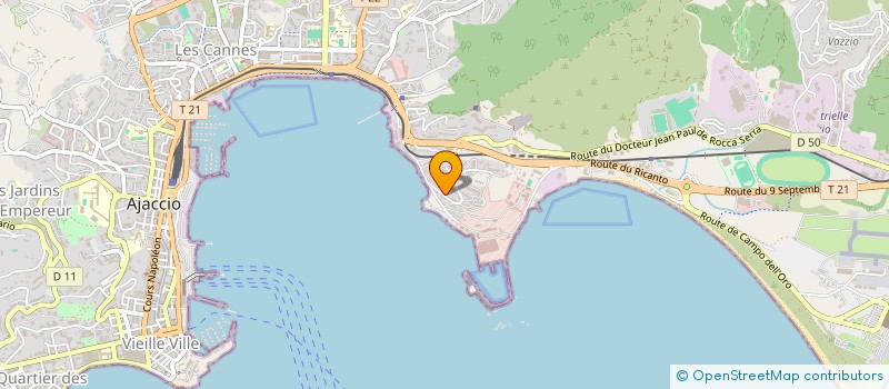 localisation de l'entreprise MONSIEUR NICOLAS VILLEDIEU à AJACCIO