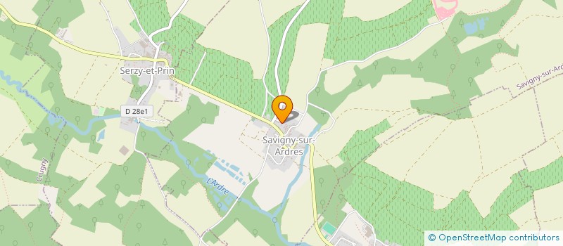 localisation de l'entreprise MONSIEUR NICOLAS VILLETTE  SAVIGNY-SUR-ARDRES