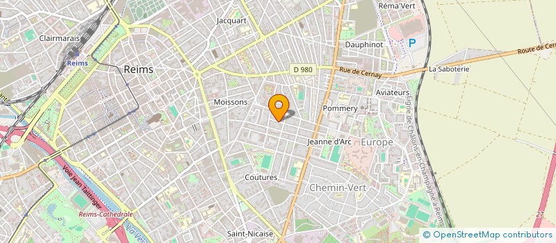 localisation de l'entreprise MONSIEUR NICOLAS VILMART  REIMS