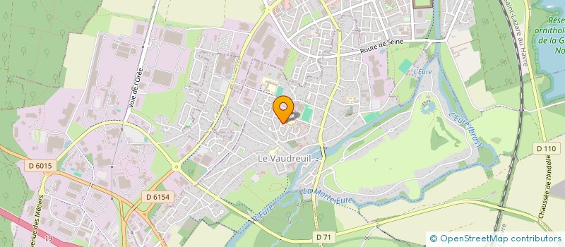 localisation de l'entreprise MONSIEUR NICOLAS VINCENT  LE VAUDREUIL