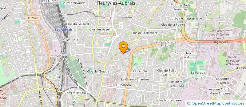 localisation de l'entreprise MONSIEUR NICOLAS VINCENT à ORLEANS