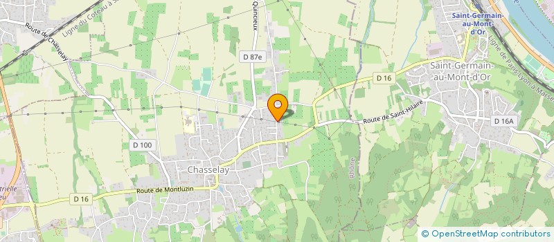 localisation de l'entreprise MONSIEUR NICOLAS VINCENT  CHASSELAY