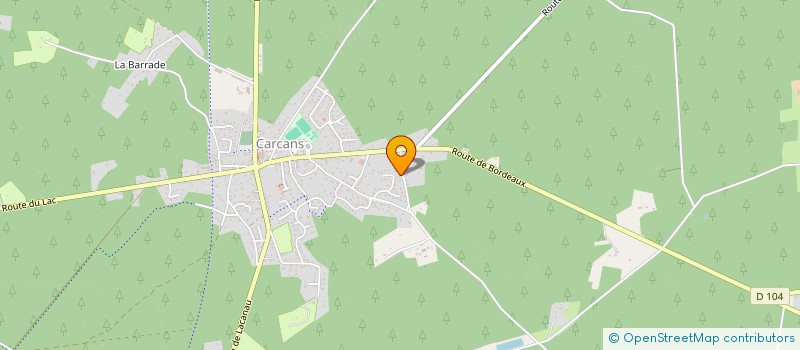 localisation de l'entreprise MONSIEUR NICOLAS VINCENT  CARCANS