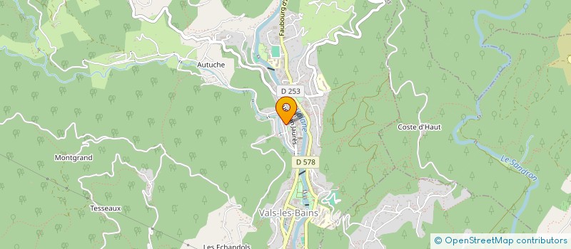 localisation de l'entreprise MONSIEUR NICOLAS VINCENT à VALS-LES-BAINS
