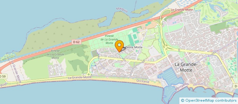localisation de l'entreprise MONSIEUR NICOLAS VINCKIER  LA GRANDE-MOTTE
